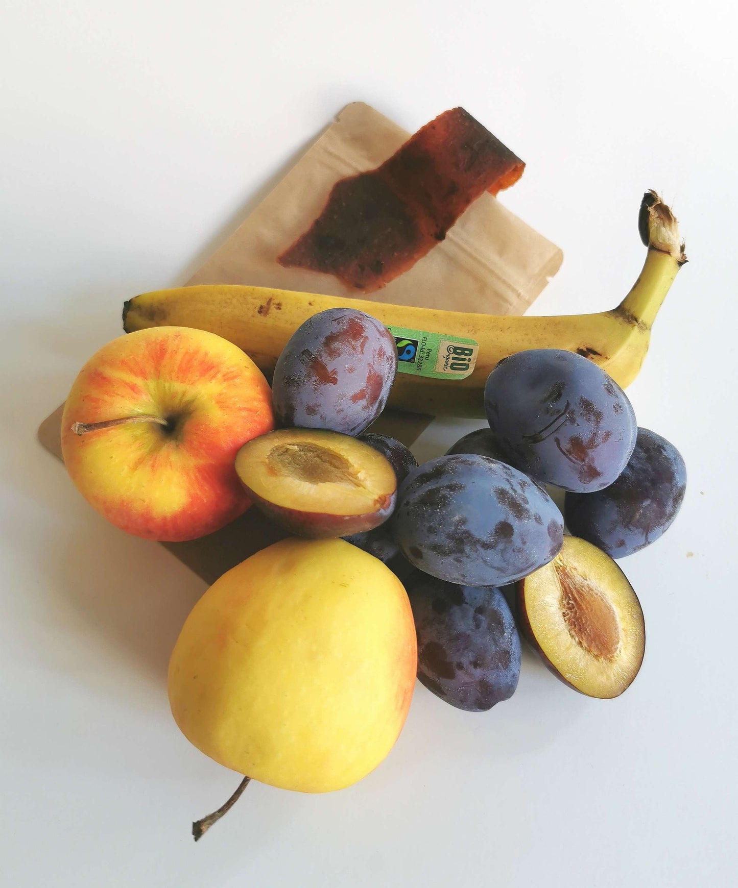 Fruchtstreifen Pflaume-Banane-Apfel 40gr