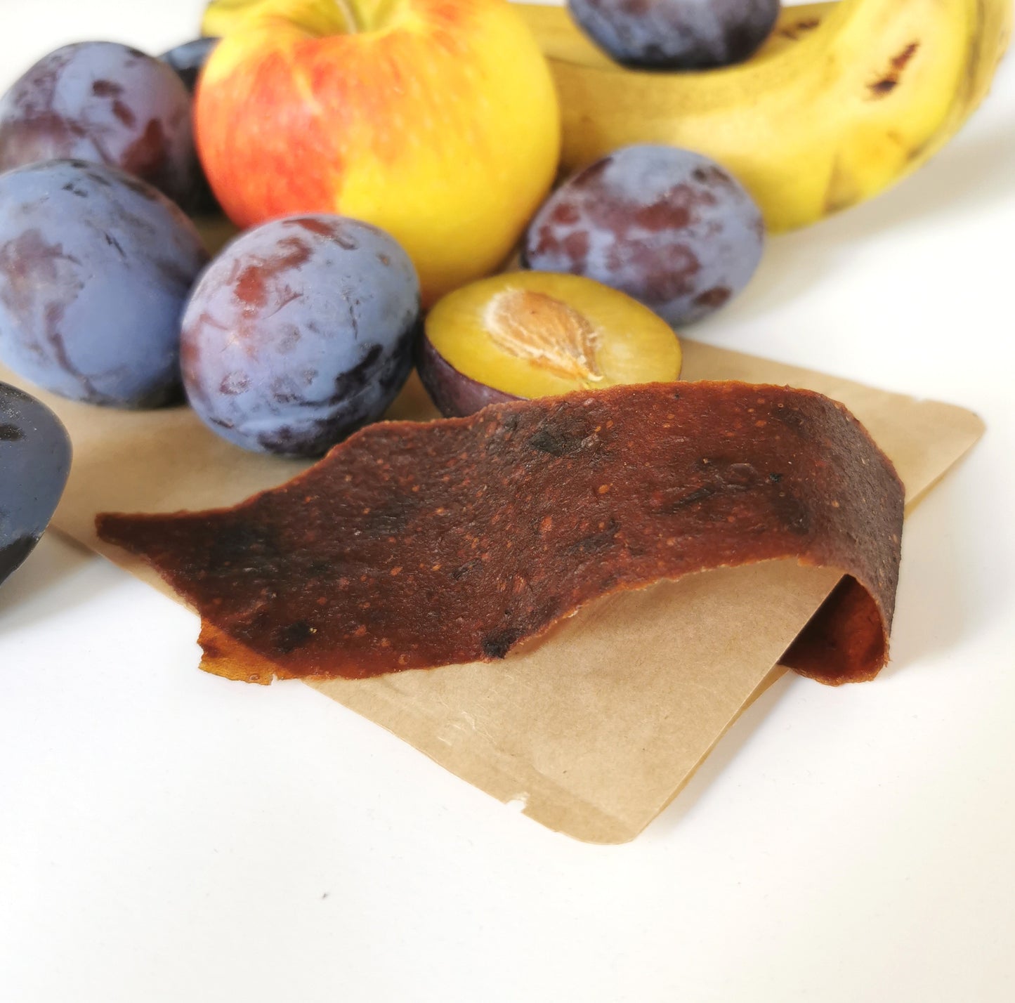 Fruchtstreifen Pflaume-Banane-Apfel 40gr