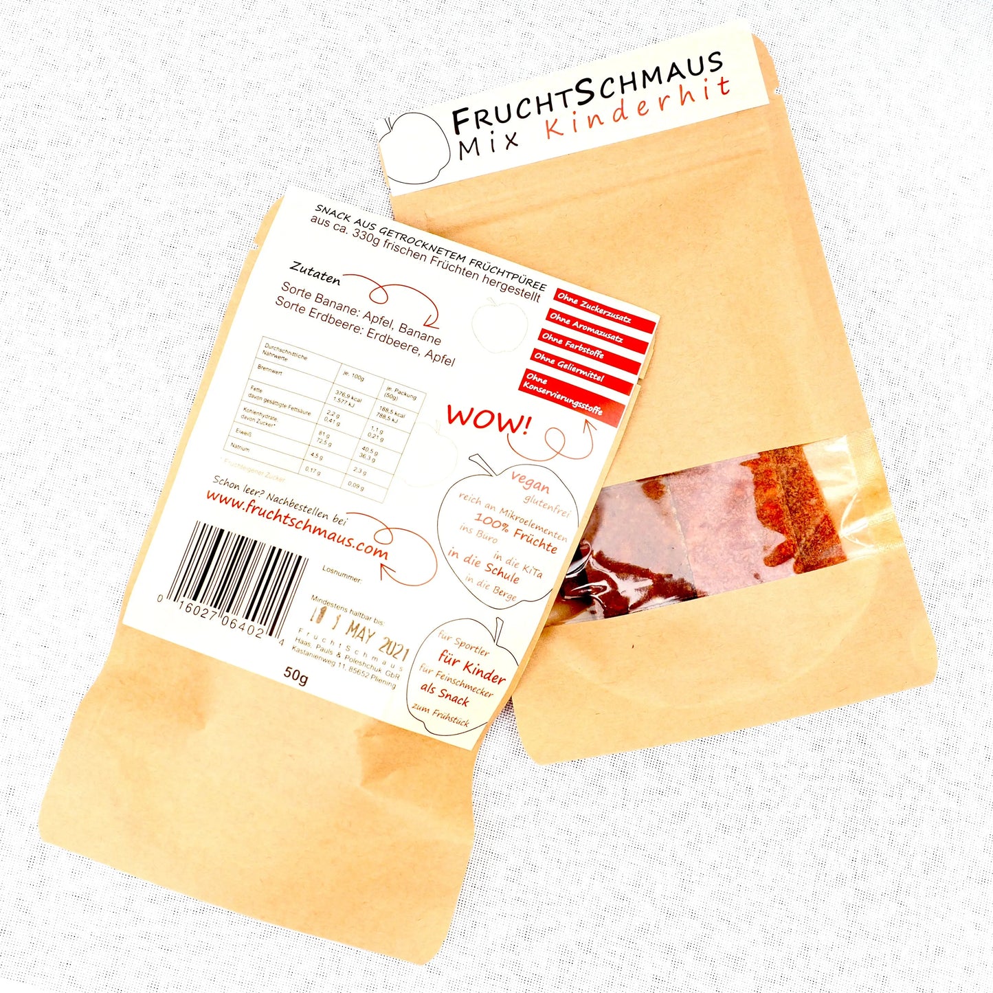 Fruchtstreifen-Set "Kinderhit" 50gr - FruchtSchmaus GmbH