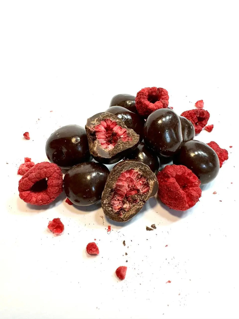Himbeeren mit Schokolade 150gr FruchtSchmaus