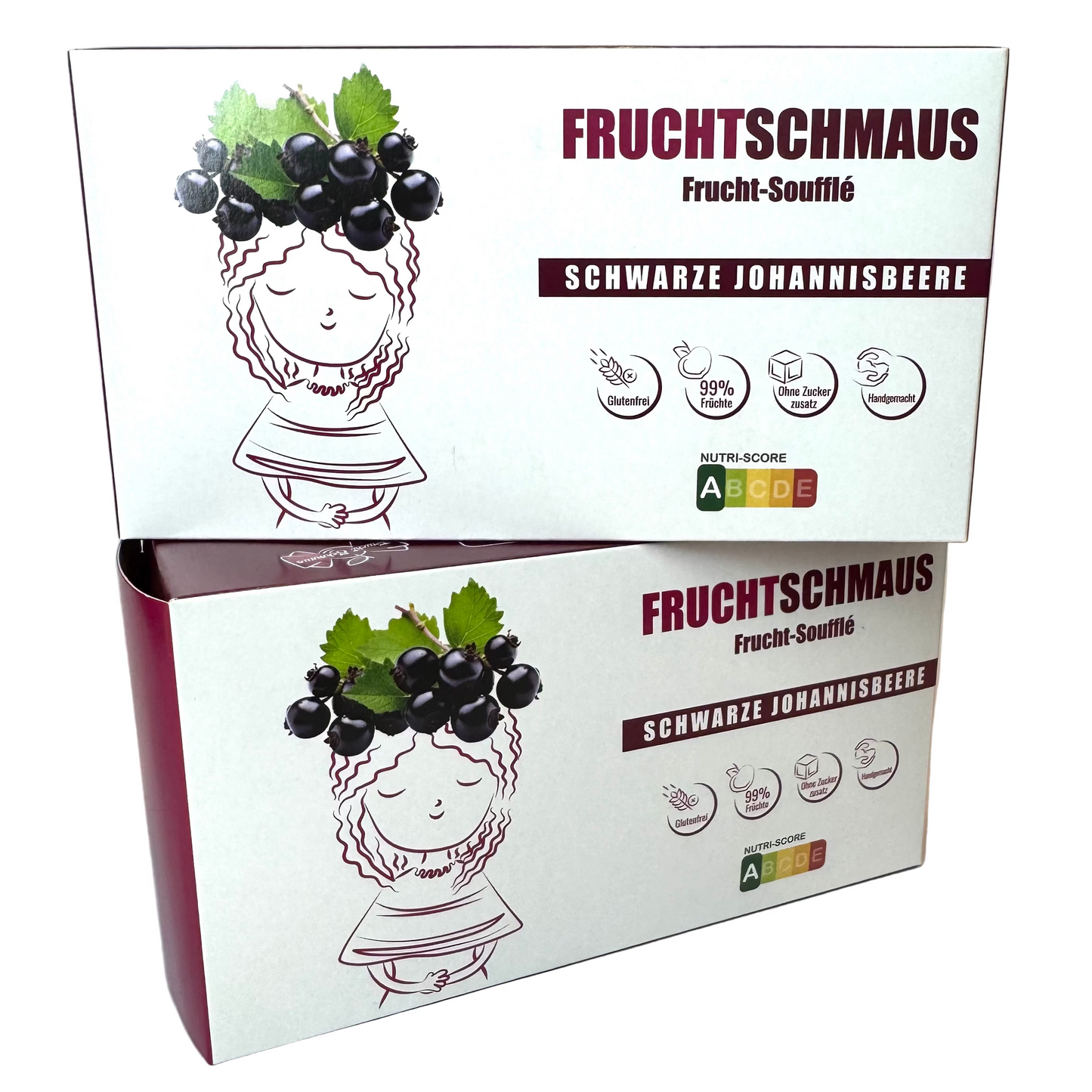 Frucht-Soufflee mit Johannisbeeren gluten frei, ohne Zuckerzusatz