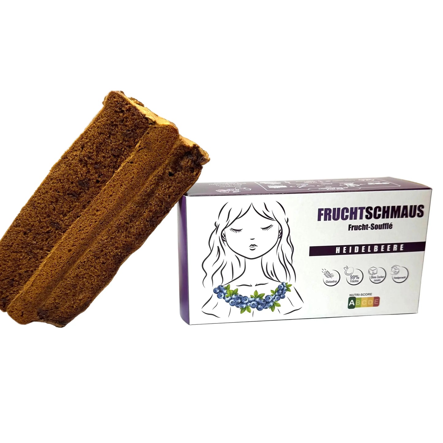 Frucht-Soufflee mit Heidelbeere gluten-free, ohne Zuckerzusatz - FruchtSchmaus GmbH