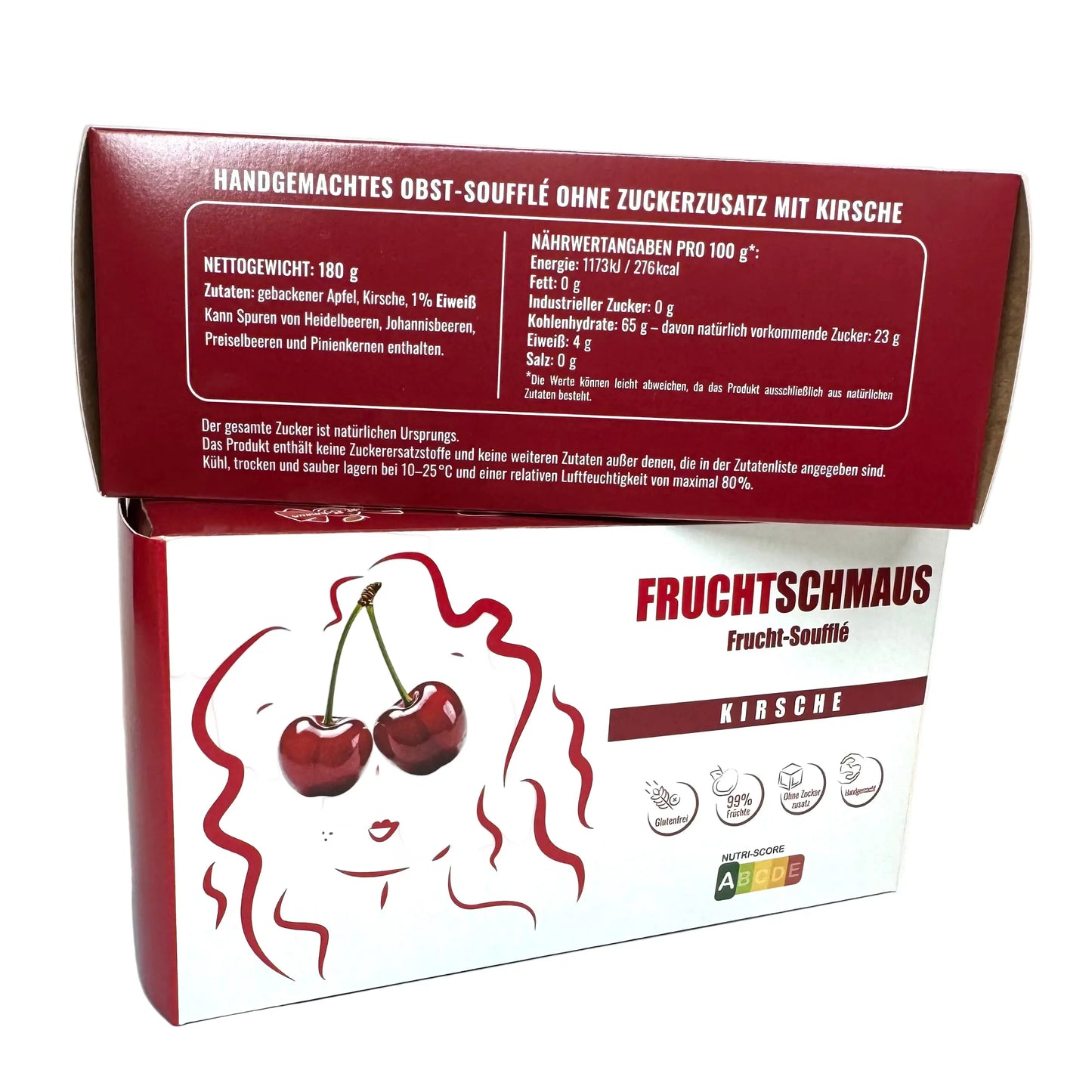 Frucht-Soufflee mit Kirsche gluten-free, ohne Zuckerzusatz - FruchtSchmaus GmbH