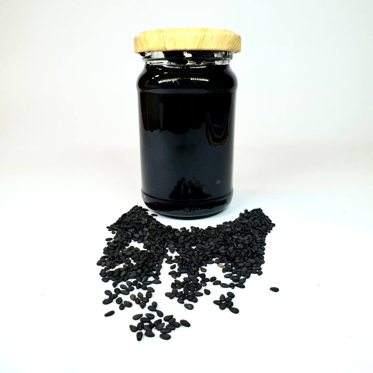 Urbech elaborado con semillas de sésamo negro orgánico, 100 g