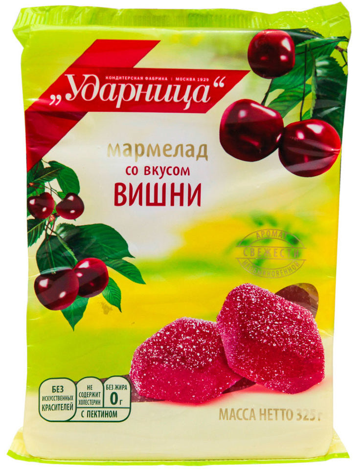 Fruchtgelee mit Kirschgeschmack von Fabrik „Udarnitza”