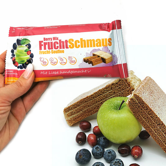 Set 3 Stück FruchtSchmaus Apfelschnitt-Riegel