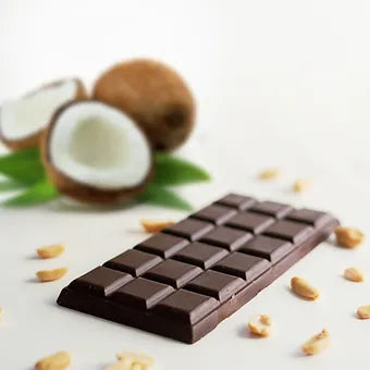 Натуральный шоколад на основе кэроба с кокосом 80g