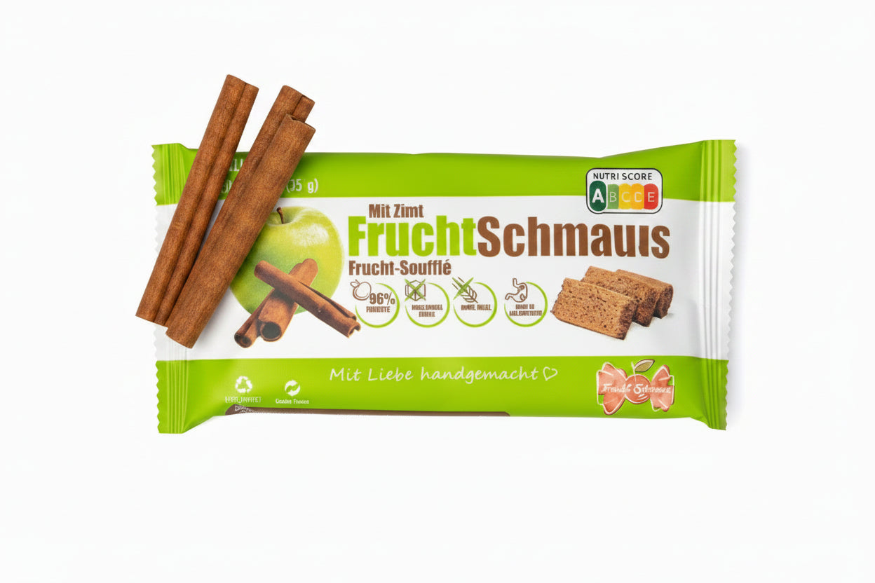 FruchtSchmaus Apfelschnitt-Riegel 15 oder 30 Riegel Packung