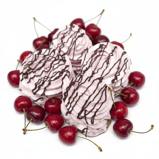 Zefir Kirsche mit Schoko, 4 St БРАК мягкая текстура