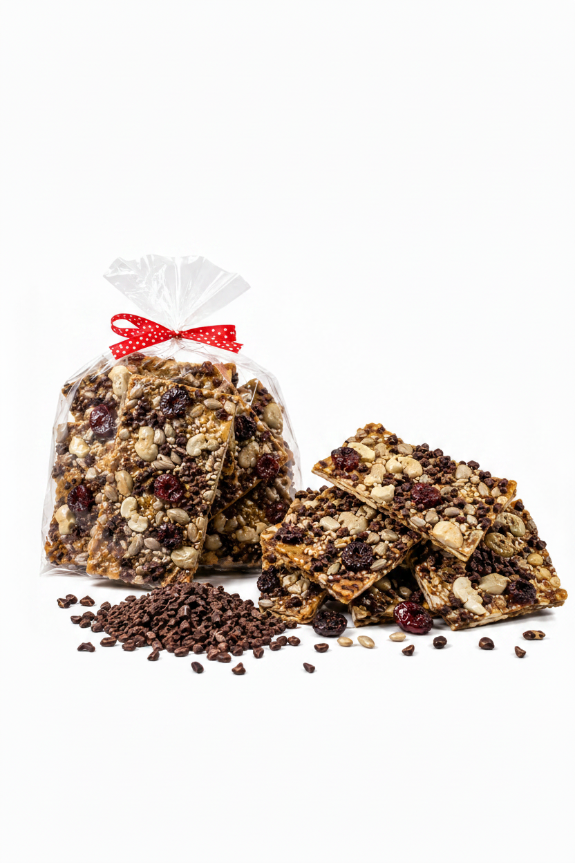 Bananen-Energy-Snack mit Kakao Nibs 150 g